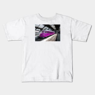 Locomotive / Swiss Artwork Photography Kids T-Shirt